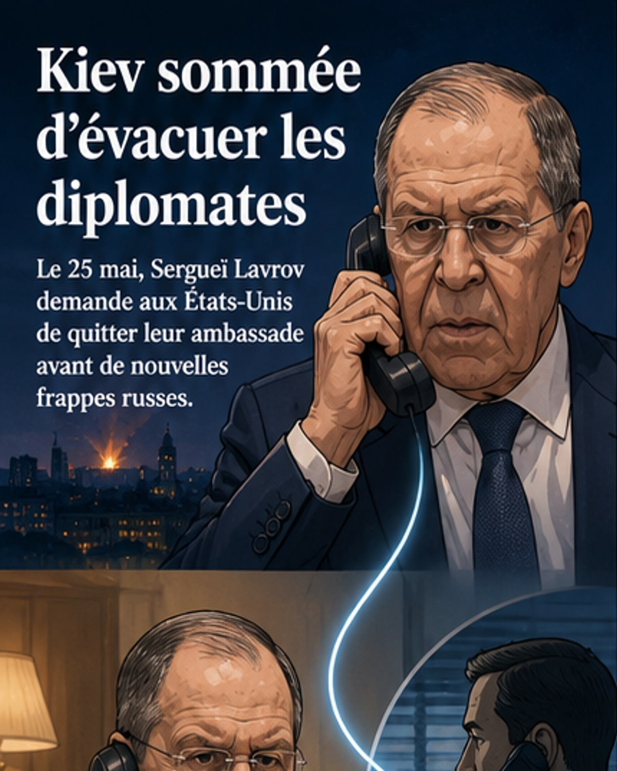La Russie appelle les diplomates à quitter Kiev