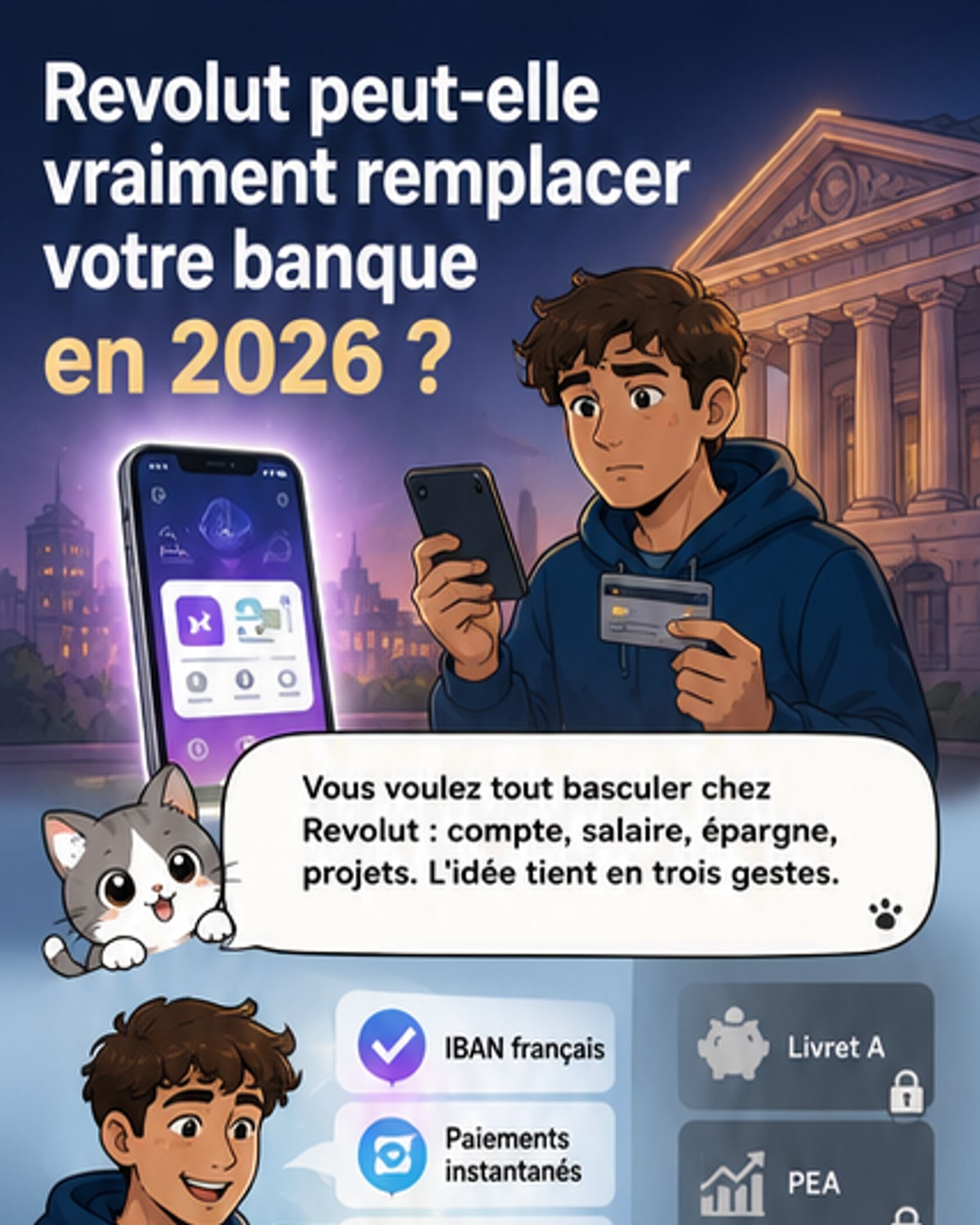 Revolut veut tout offrir, mais pas encore