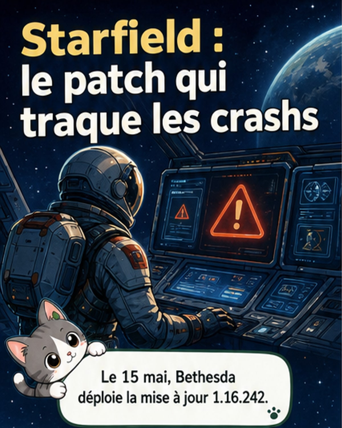 Starfield corrige ses bugs avec la 1.16