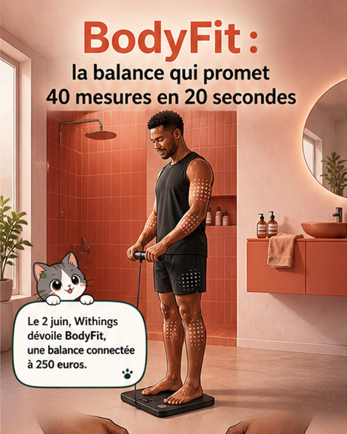 Withings lance BodyFit, 40 indicateurs en 20 s