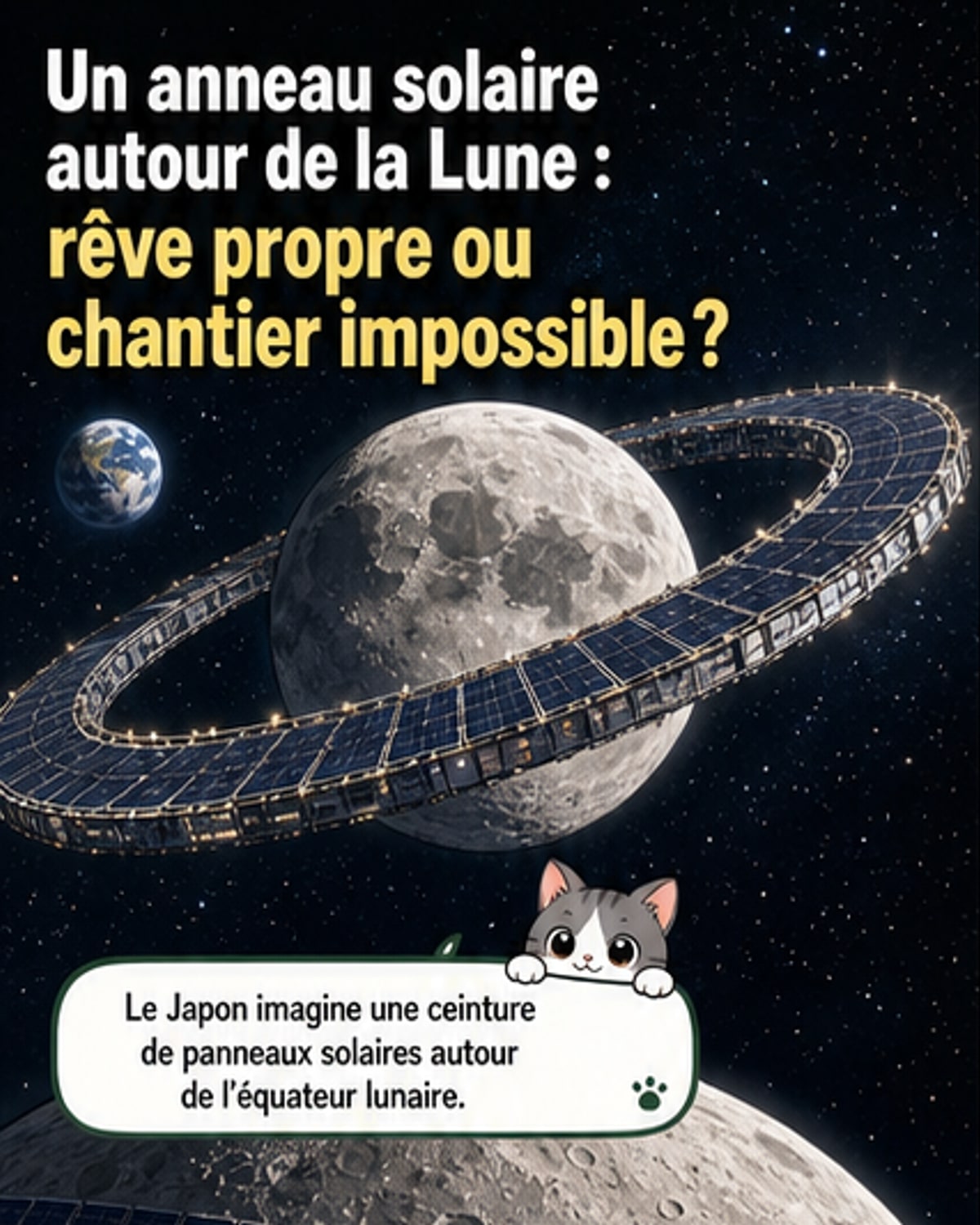 Un anneau solaire autour de la Lune ?