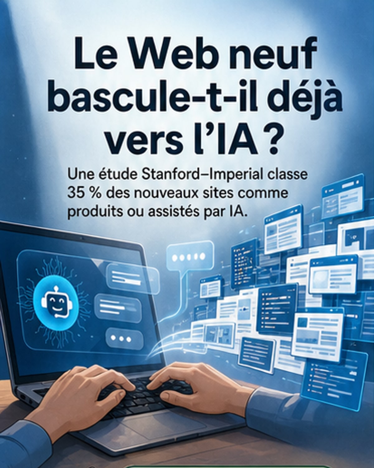 Un tiers du web neuf vient de l'IA