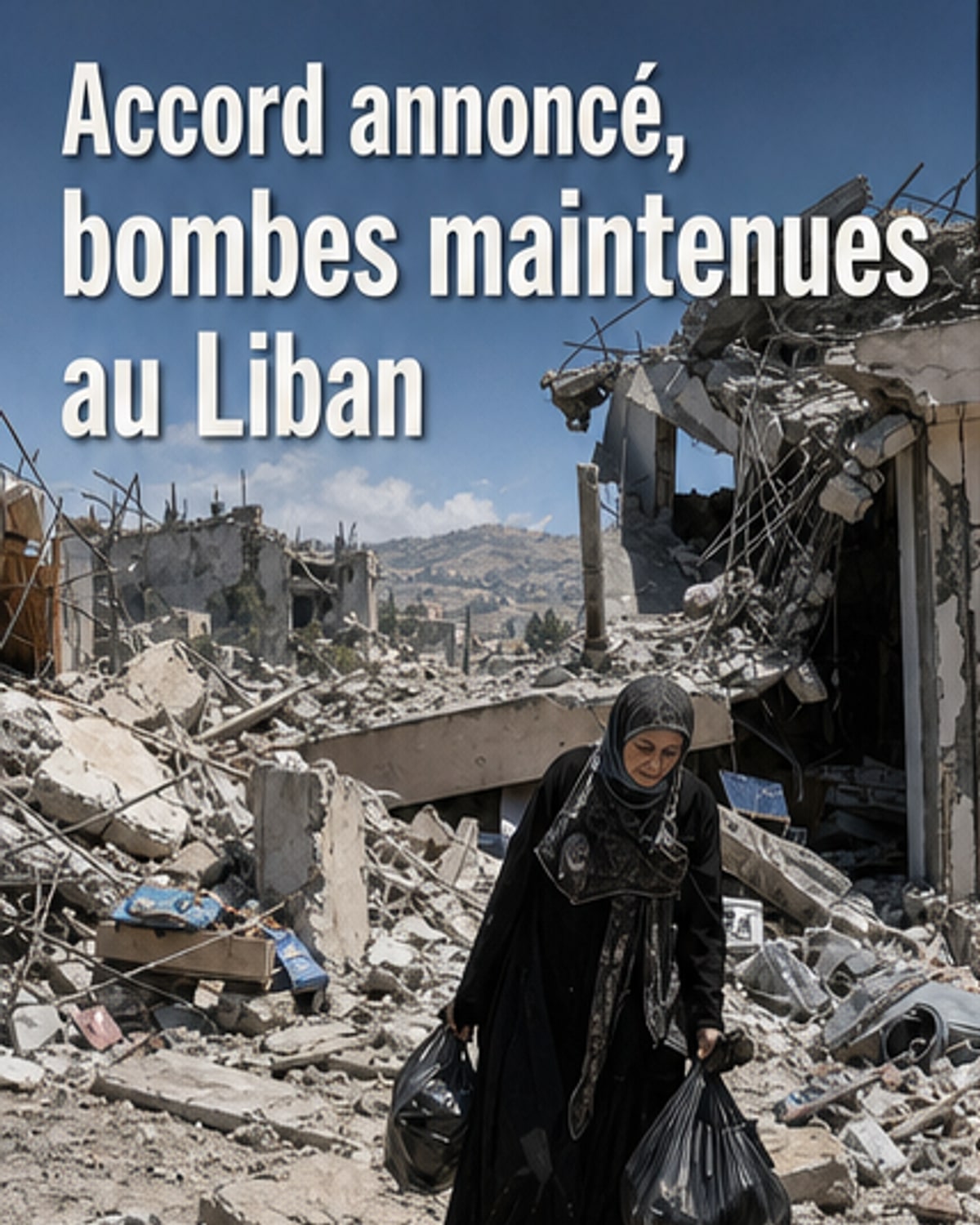 Israël bombarde toujours le Sud-Liban