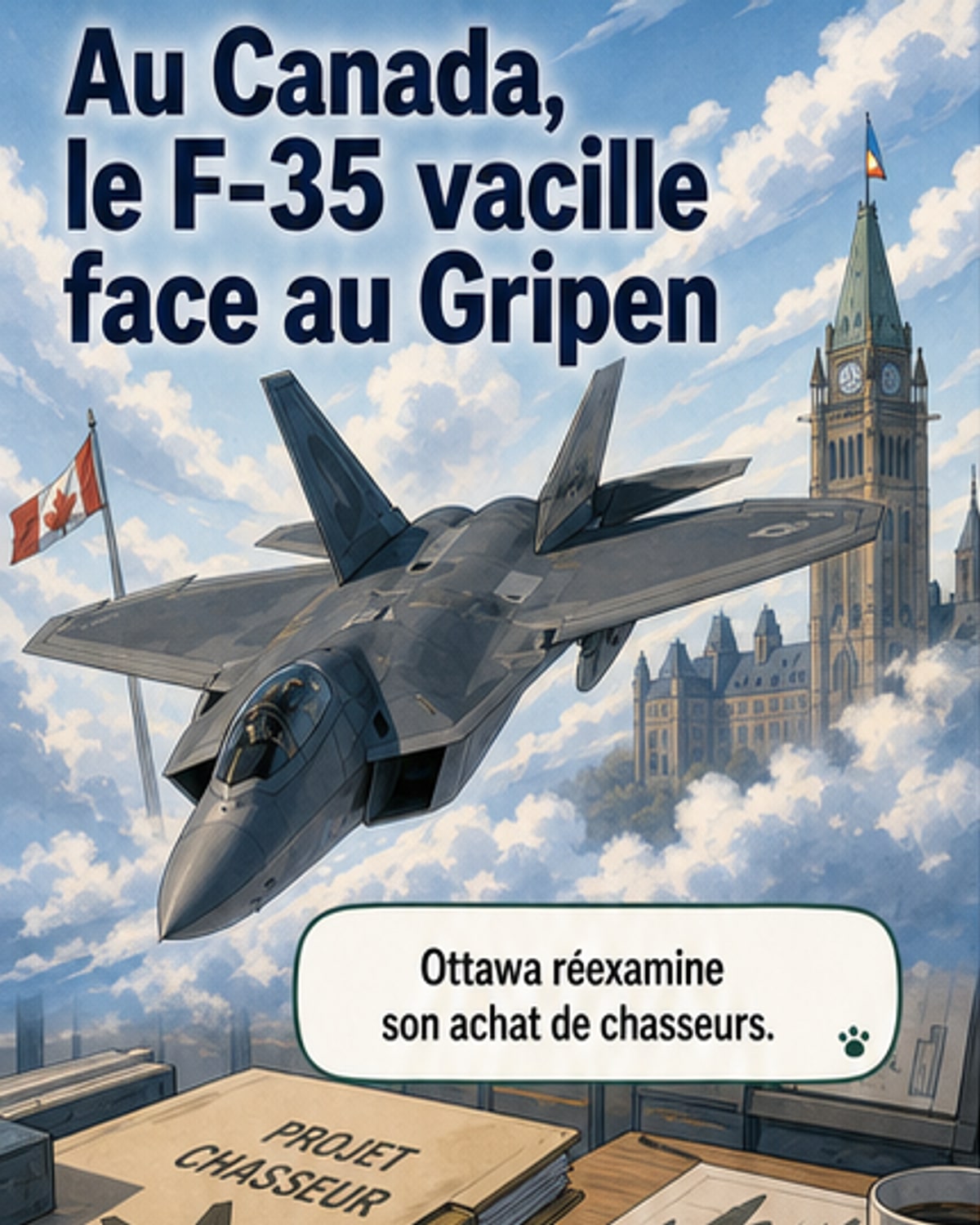Le Canada réévalue sa flotte de chasseurs