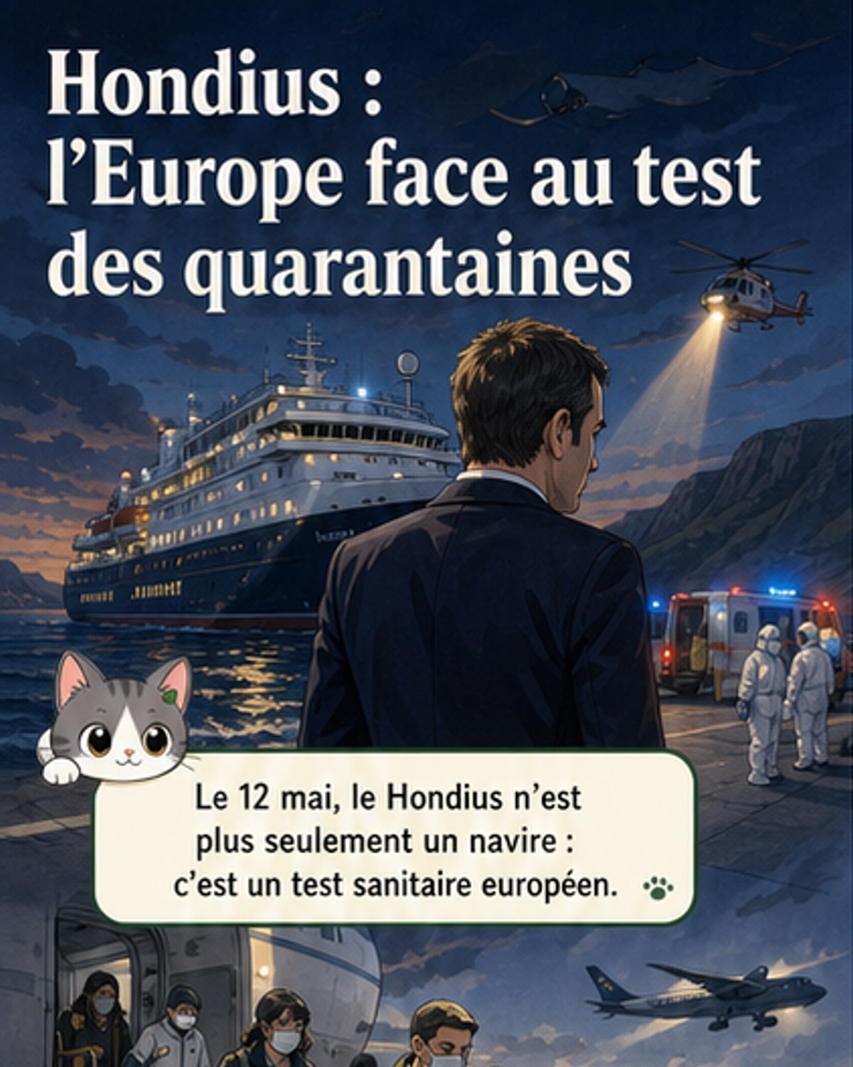 Évacuation mondiale après foyer de hantavirus