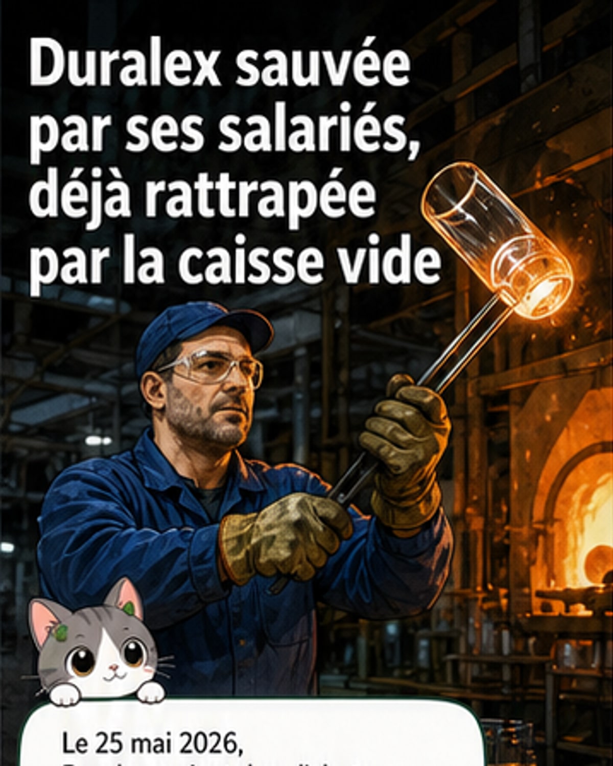 Duralex en sursis malgré la reprise par les salariés