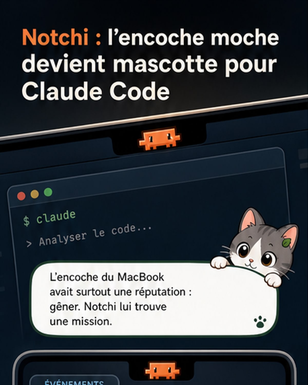 Et si l’encoche de votre MacBook parlait ?