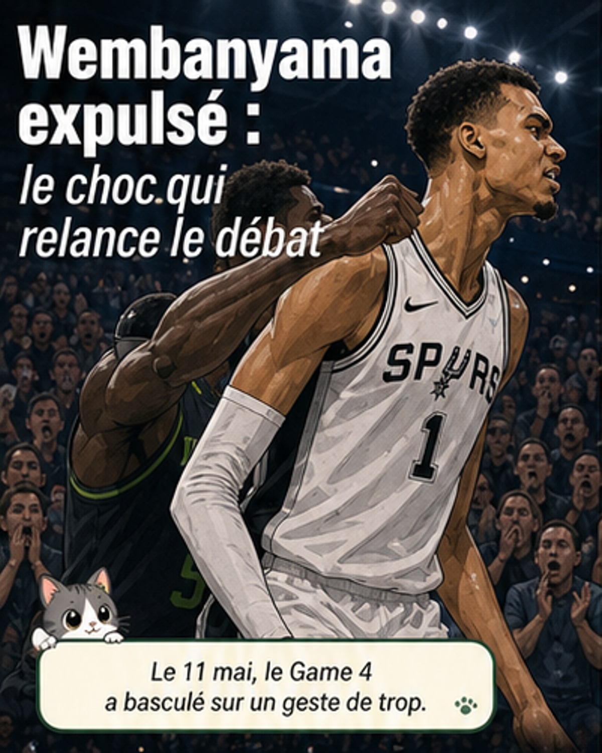 Wembanyama, cible des adversaires