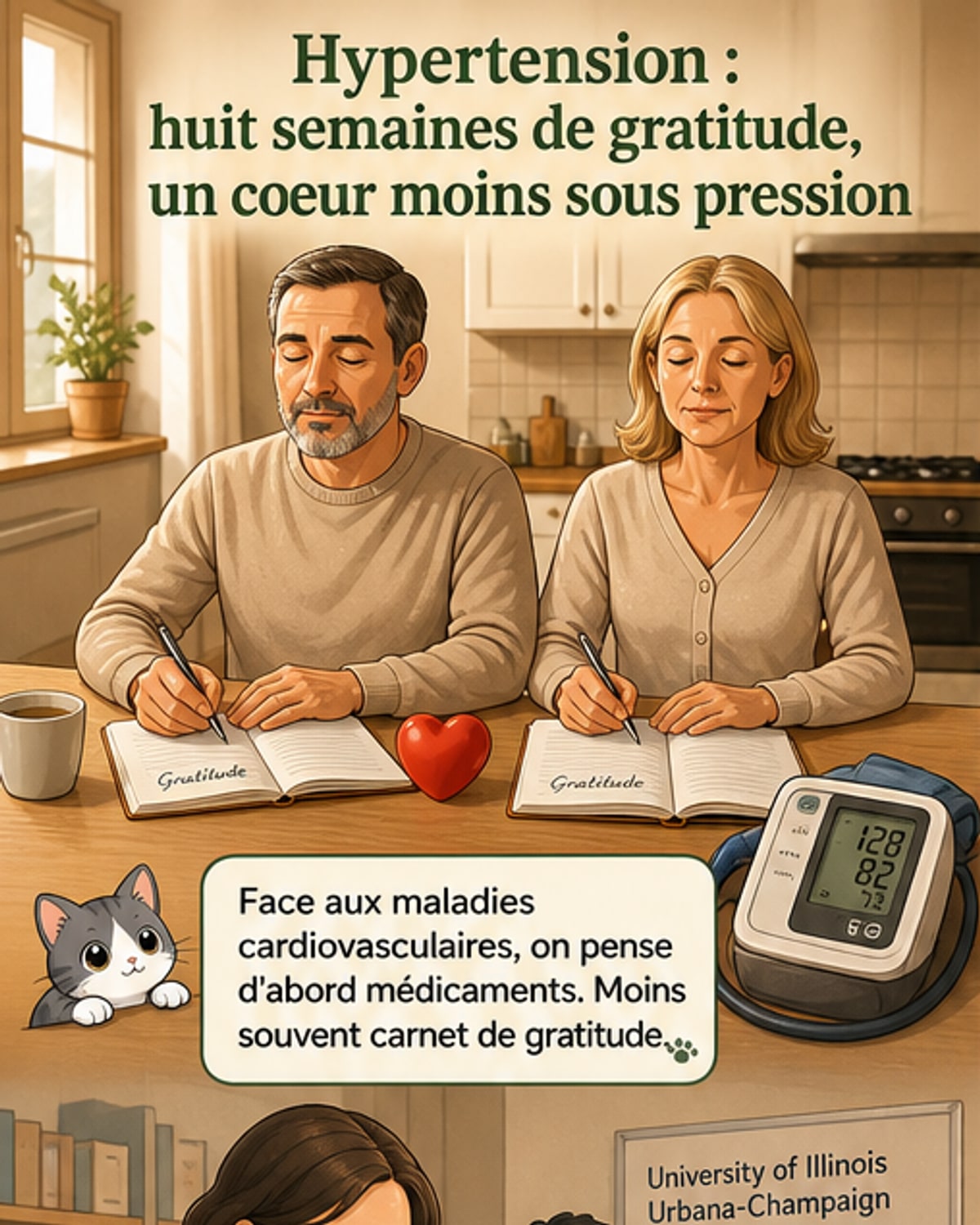 Un geste psychologique pour protéger le cœur