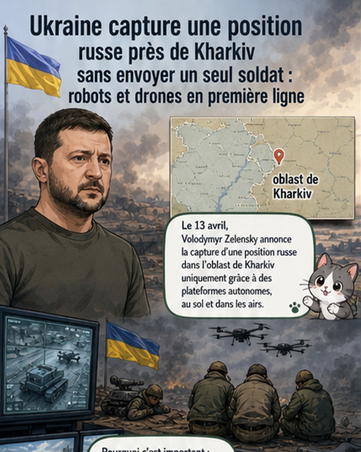 L’Ukraine expérimente la guerre sans soldats