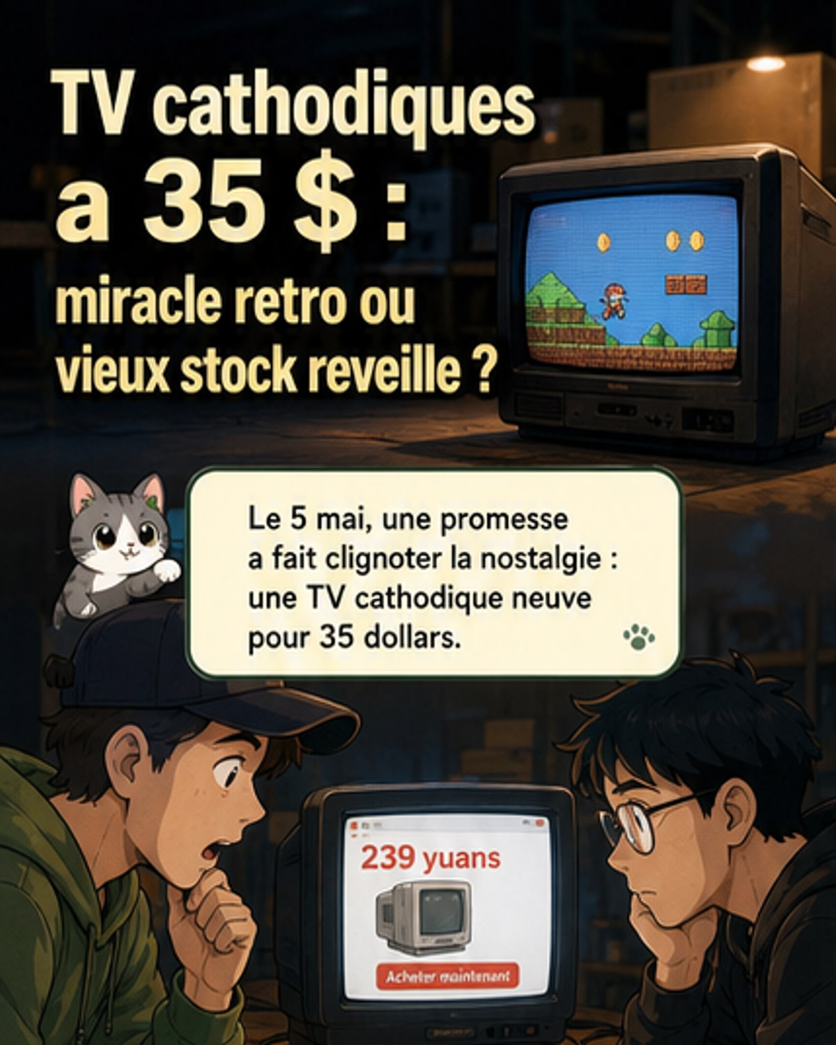 Des TV cathodiques neuves à 35 $ ?