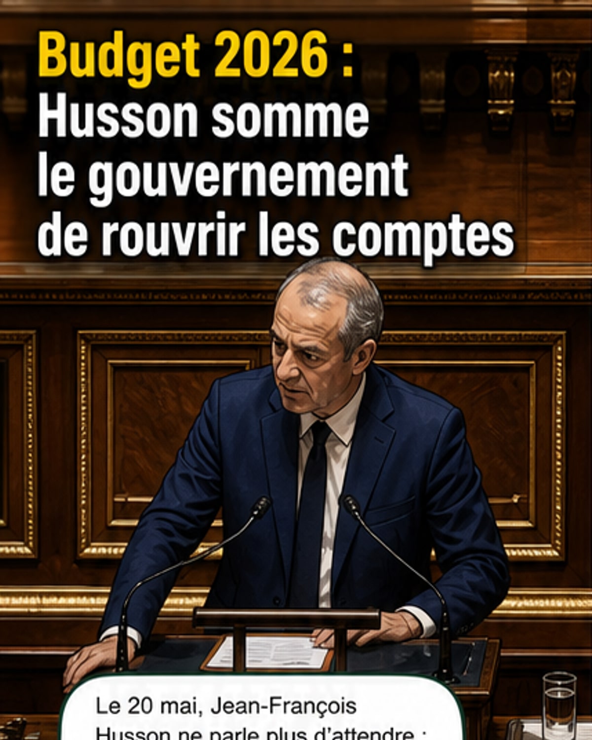Un budget rectificatif exigé sans délai