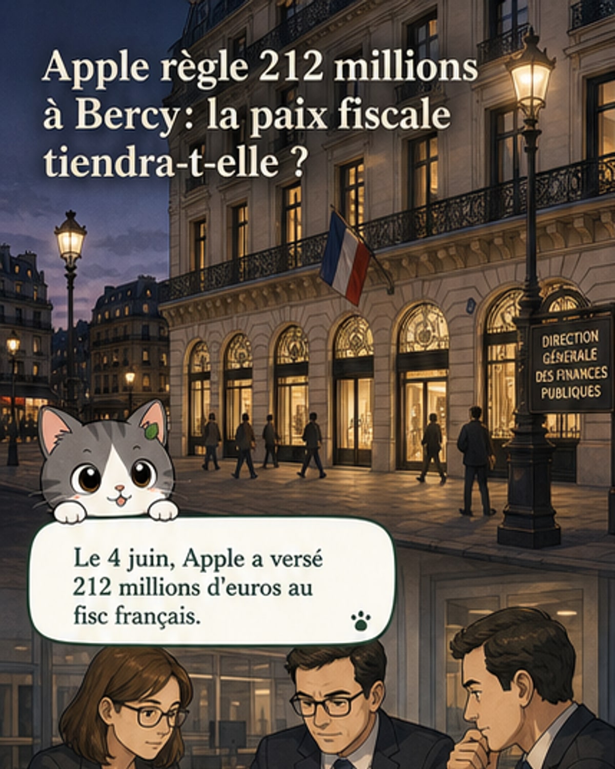 Apple règle son contentieux fiscal en France