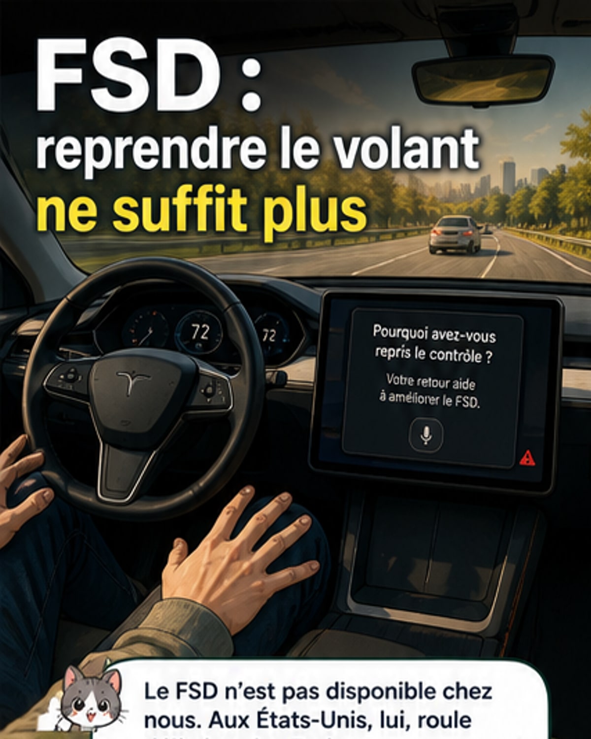 Tesla oblige les conducteurs à justifier leurs actions