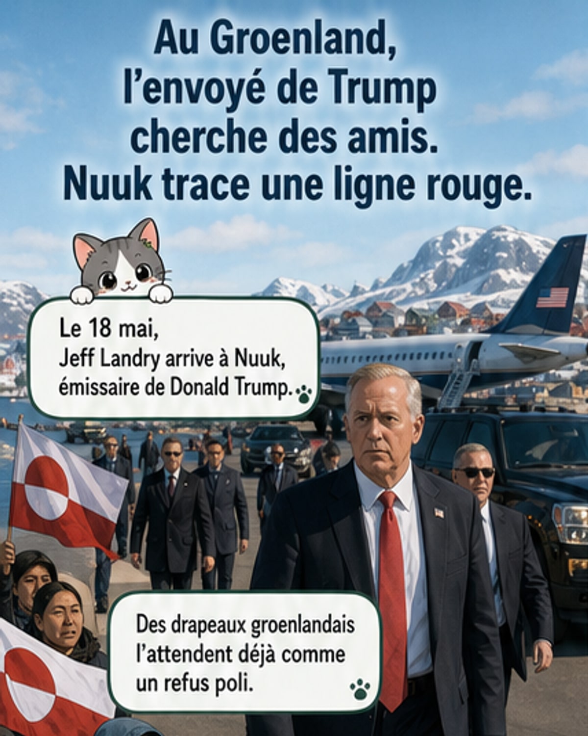 « Pas des cobayes » : le Groenland face à l’émissaire de Trump