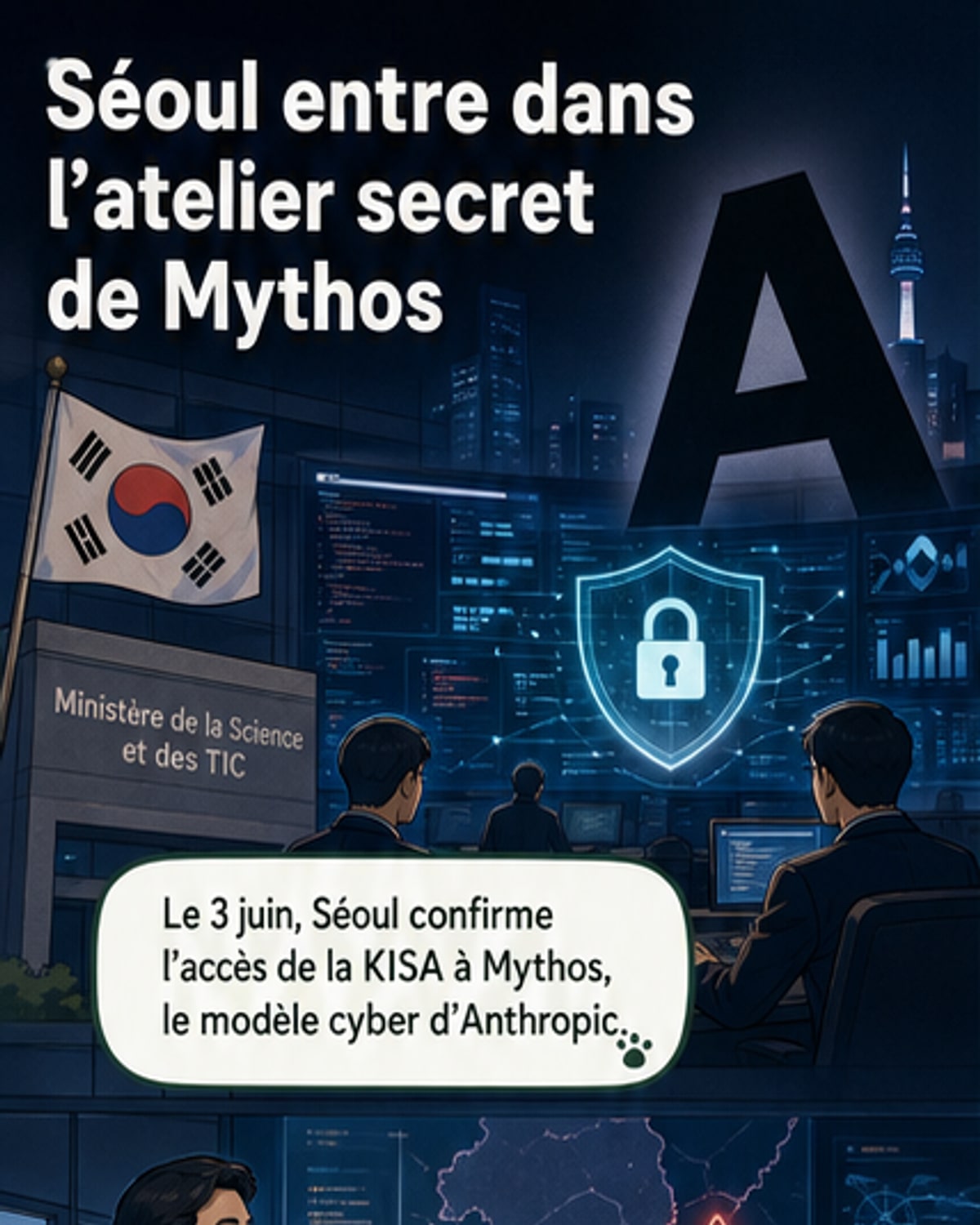 La Corée du Sud accède à l'IA Mythos d'Anthropic