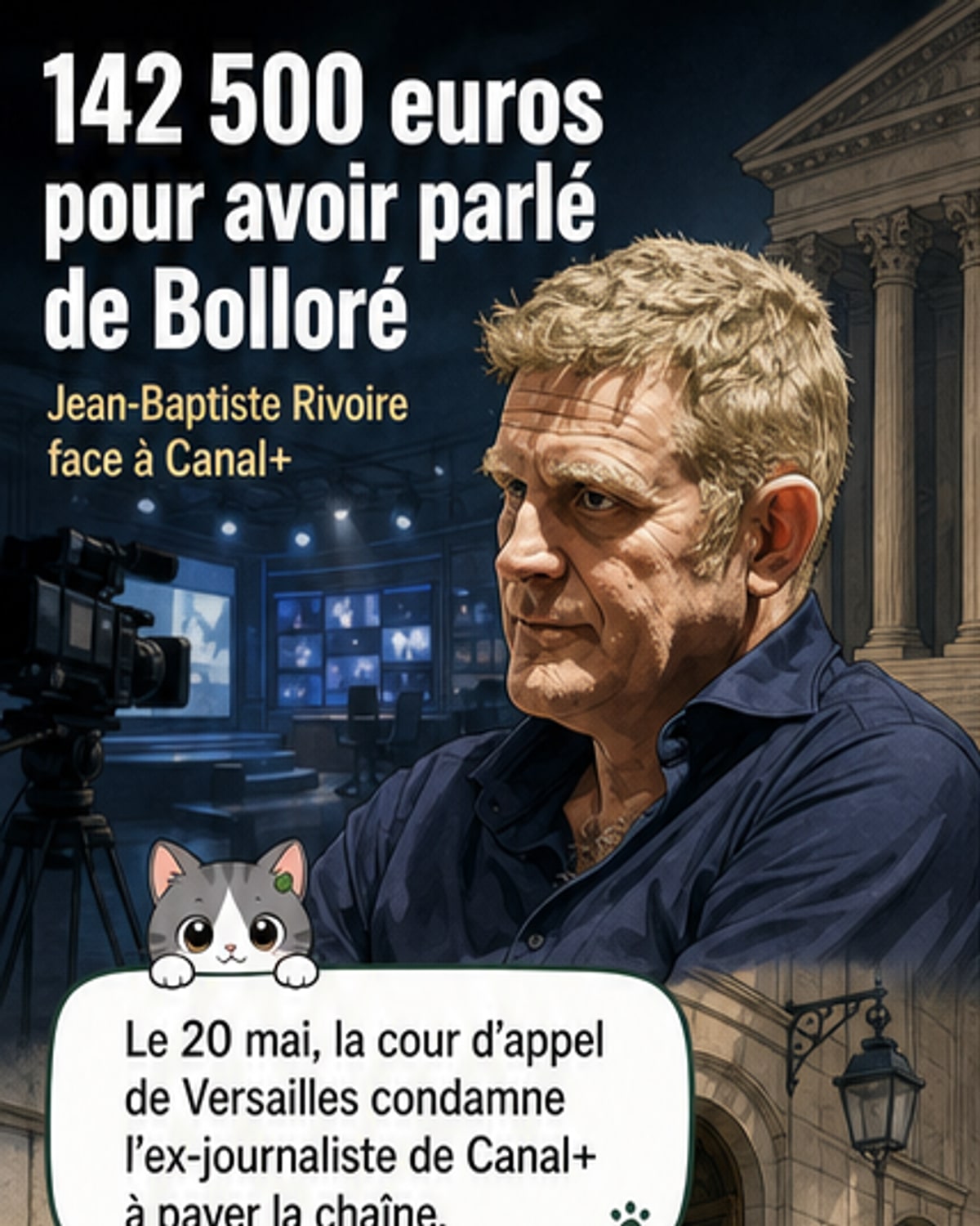 Un ex-journaliste condamné pour avoir critiqué Bolloré