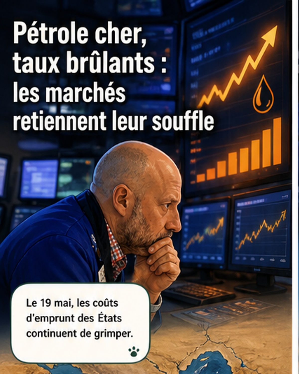 Taux en hausse, pétrole sous tension
