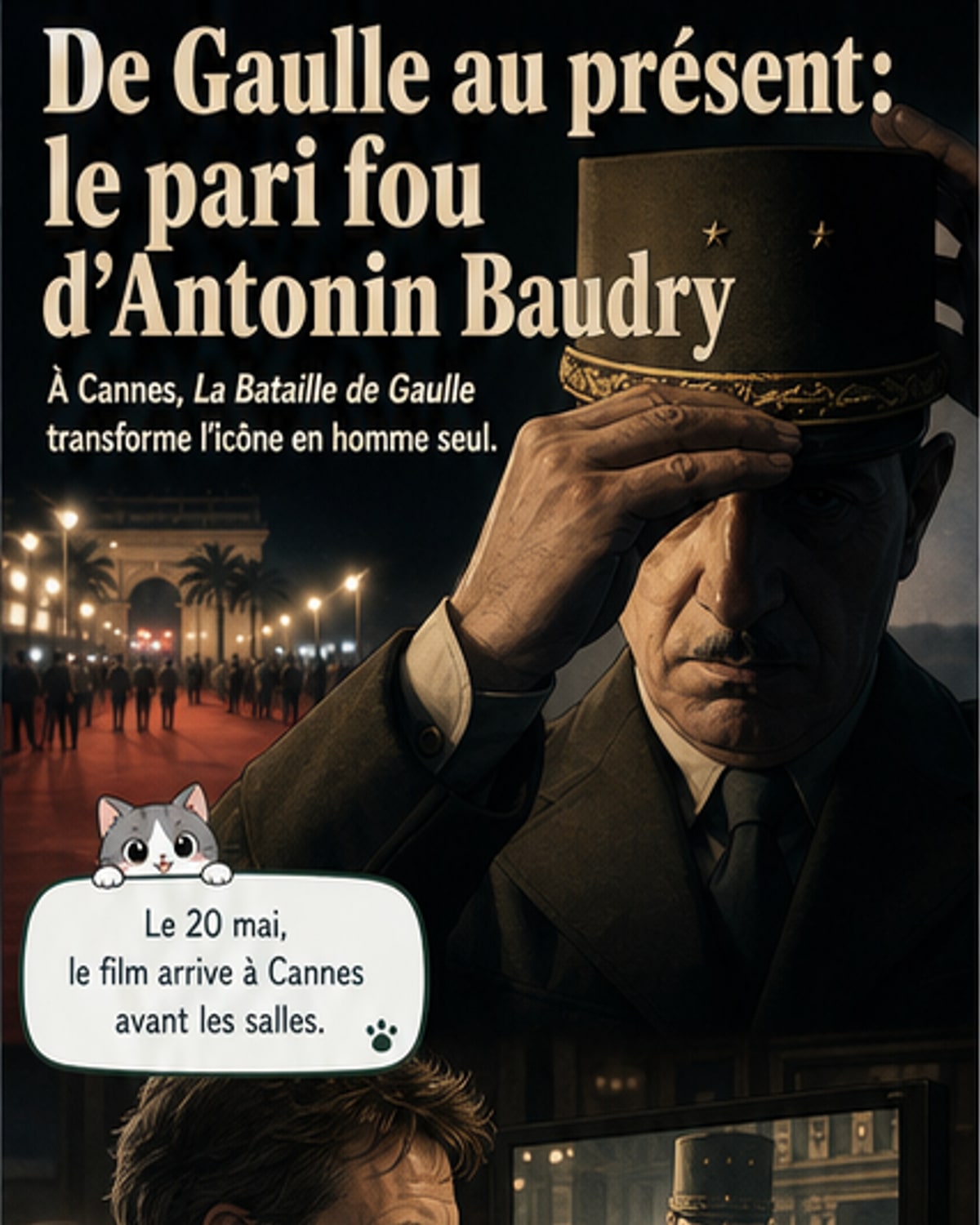Antonin Baudry revisite de Gaulle à Cannes