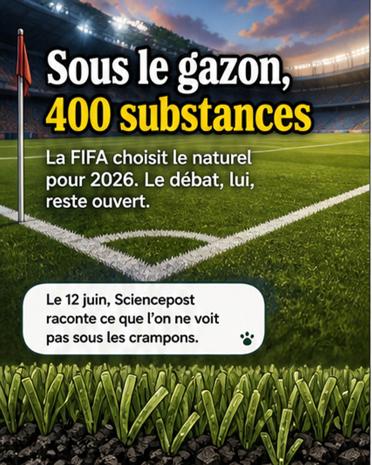 400 substances chimiques sous les crampons