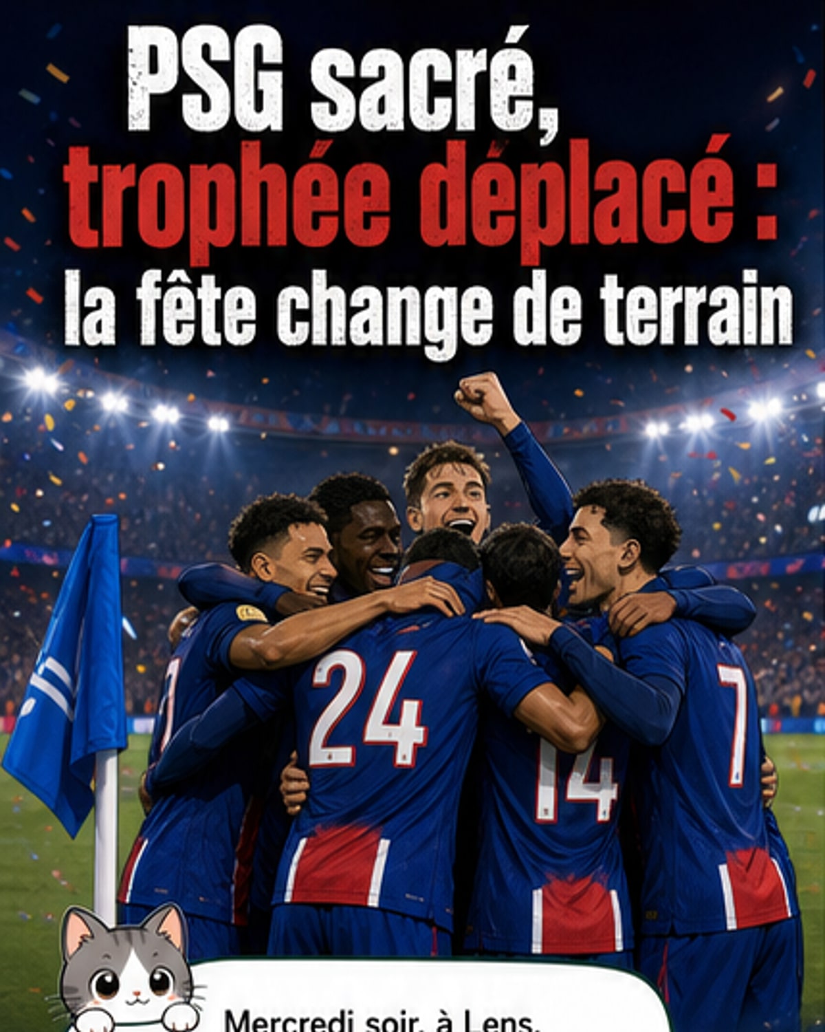 Le PSG couronné sans fête