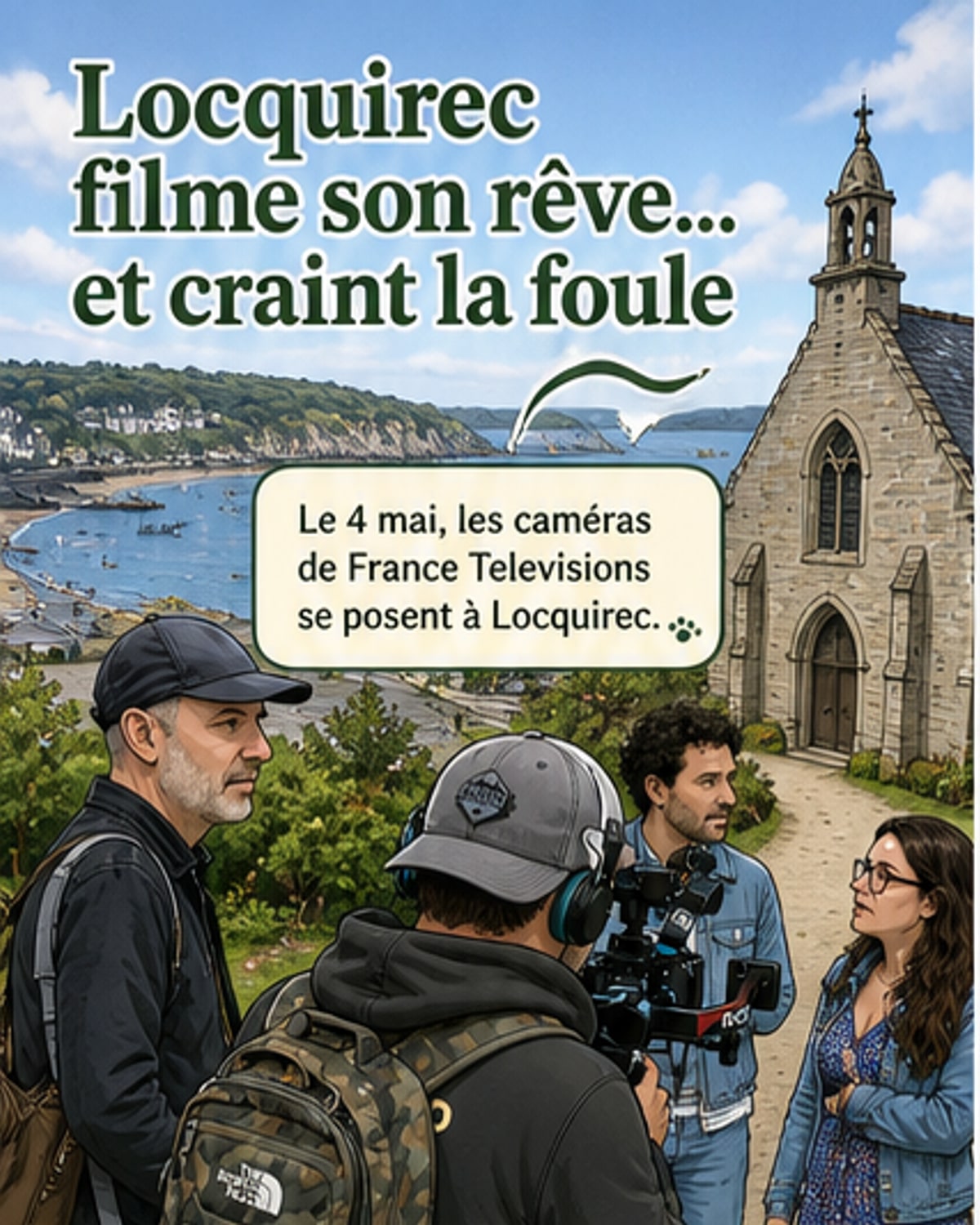 Locquirec à l’écran dans une émission populaire