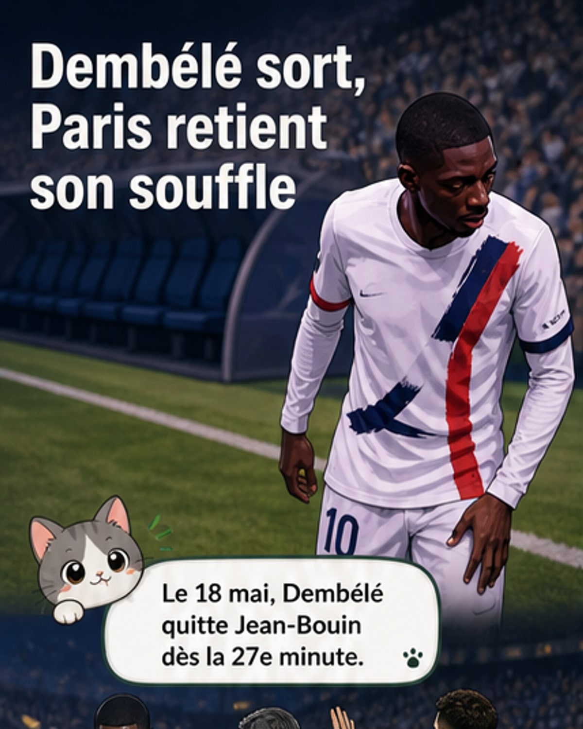 Dembélé forfait par précaution