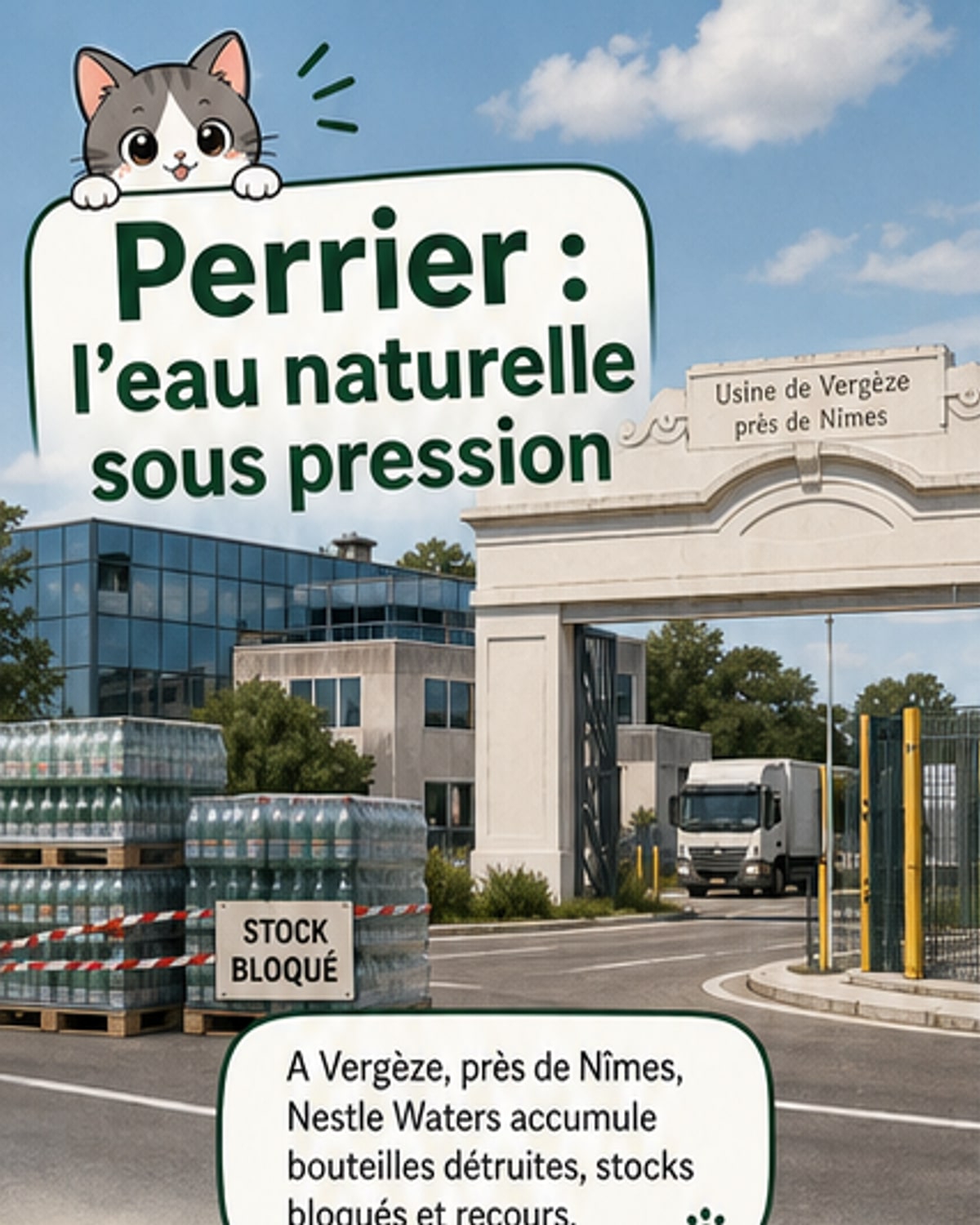 Perrier face à la crise sanitaire et juridique