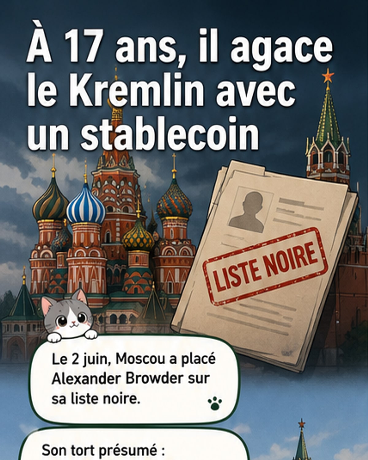 Un ado britannique sanctionné par la Russie