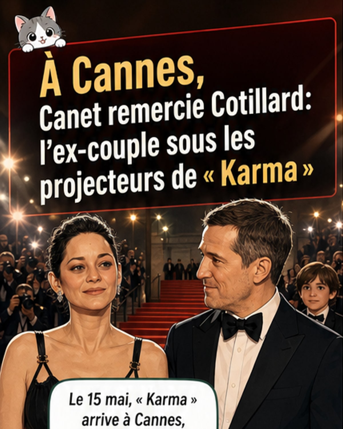 Canet rend hommage à Cotillard à Cannes