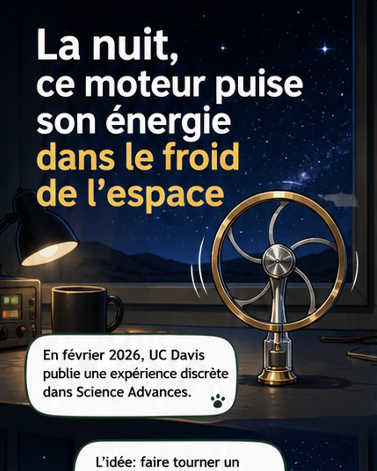 Un moteur qui puise dans le froid de l’espace