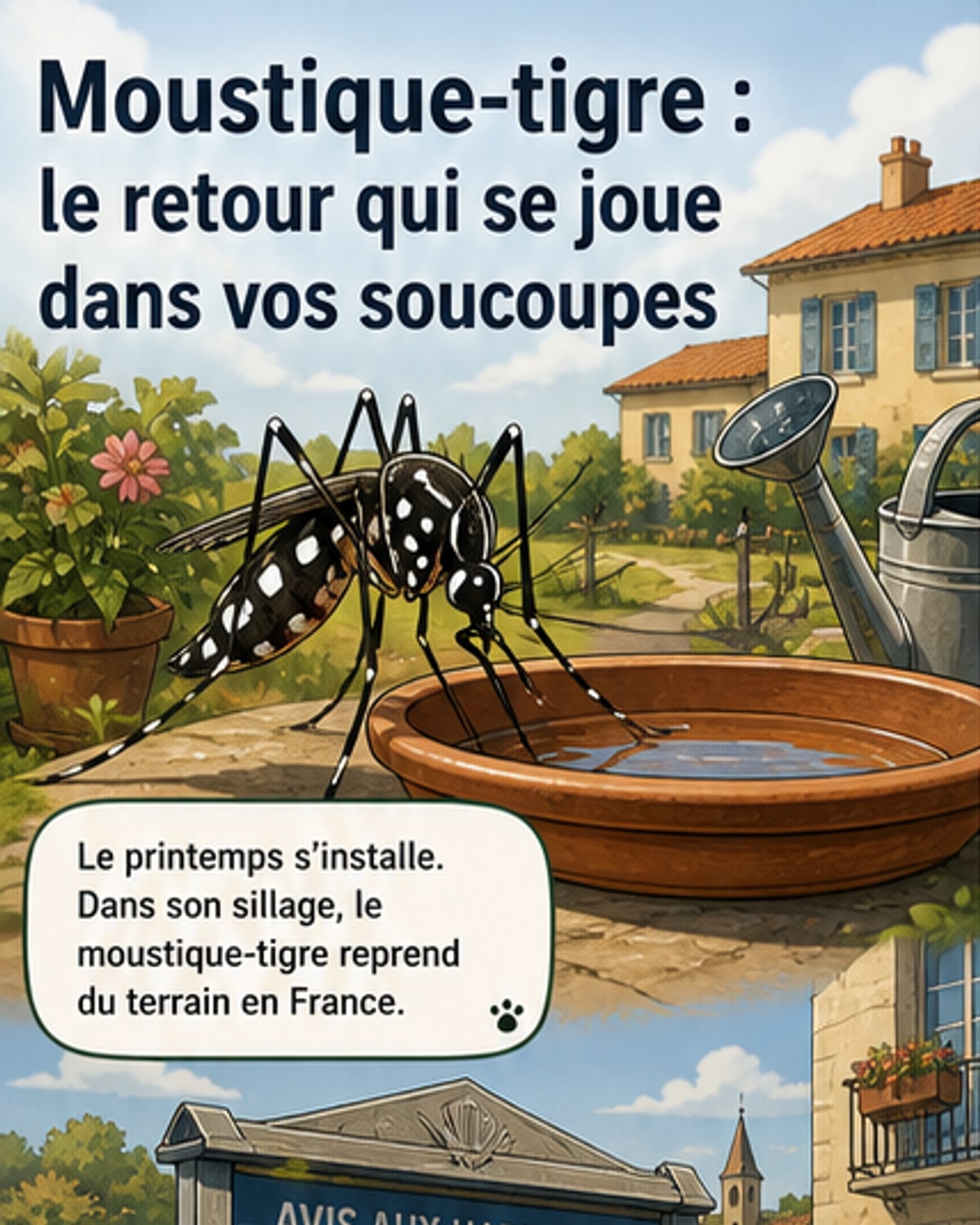Le moustique-tigre revient en force