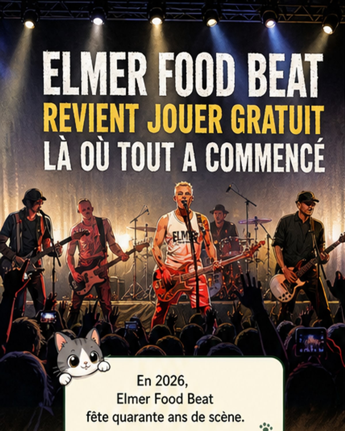 Elmer Food Beat fête 40 ans en live