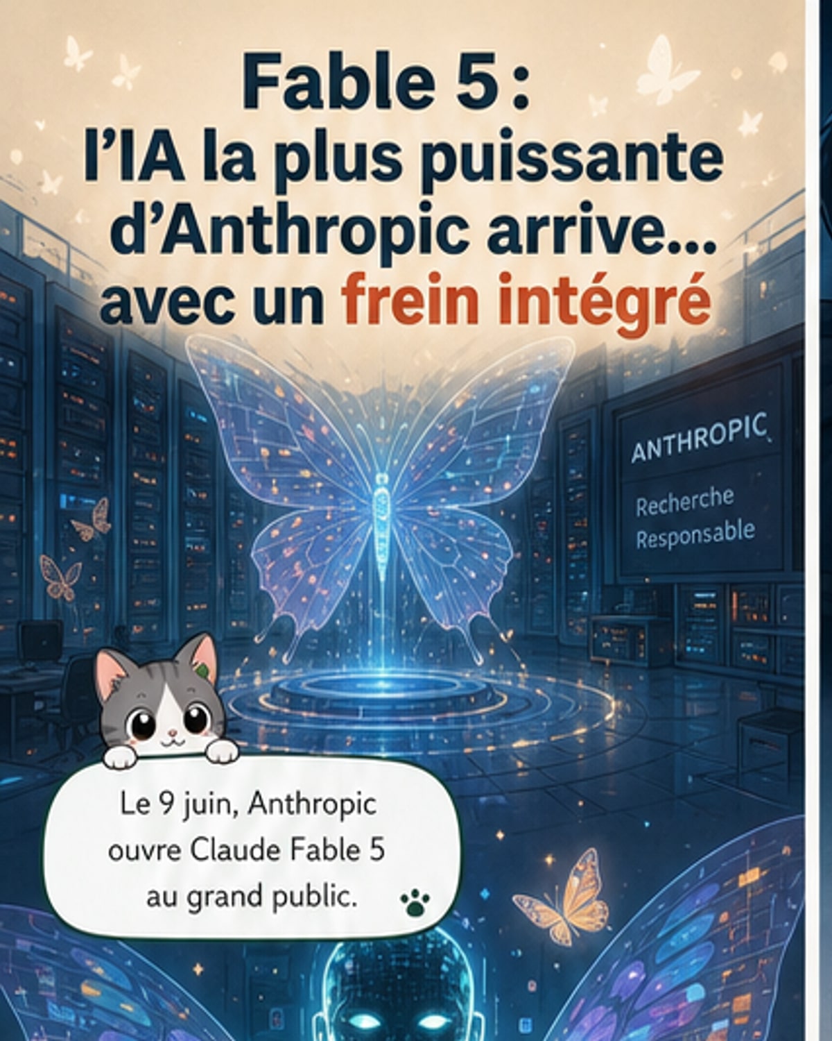 Anthropic lance Fable 5, son IA la plus puissante