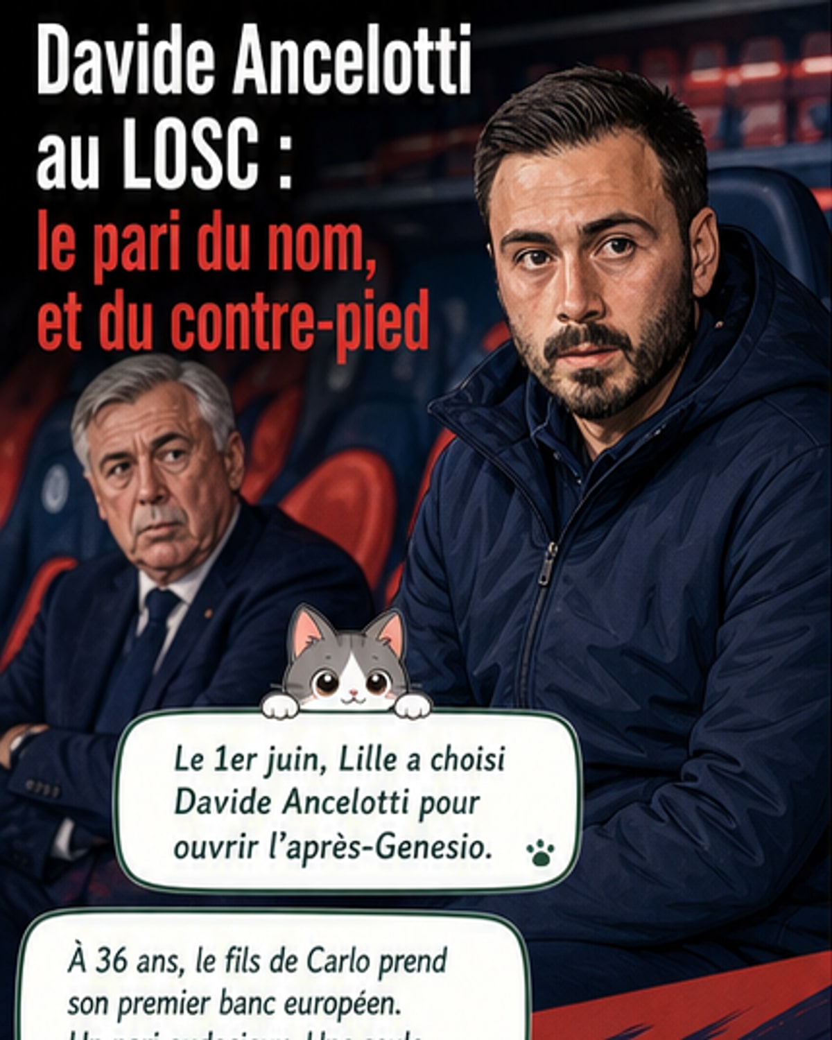 Le LOSC mise sur Davide Ancelotti