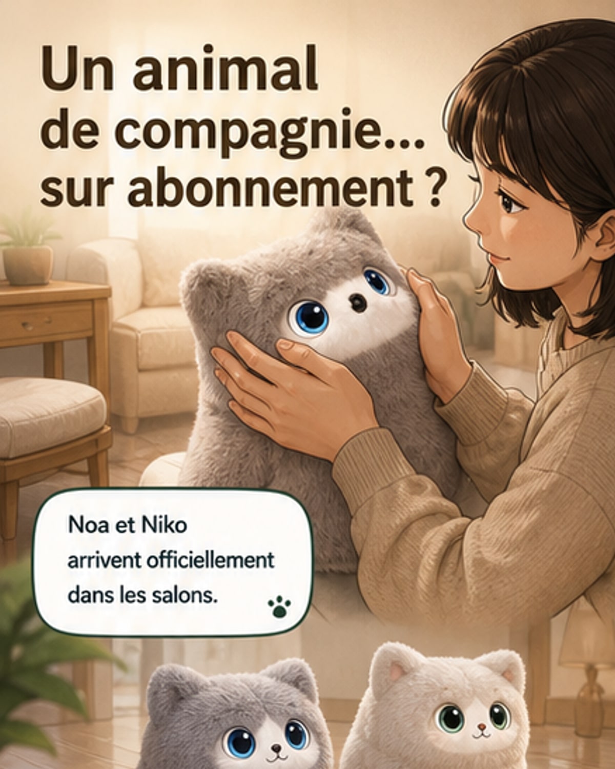 Adoptez un robot au lieu d’un chat