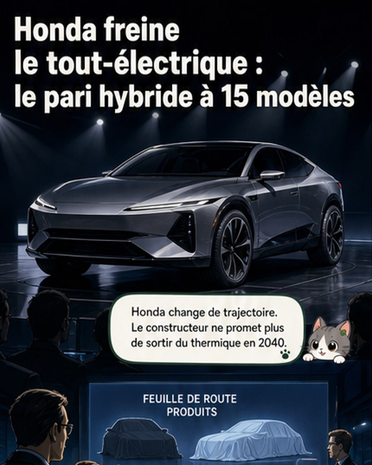 Honda abandonne l'électrique pur