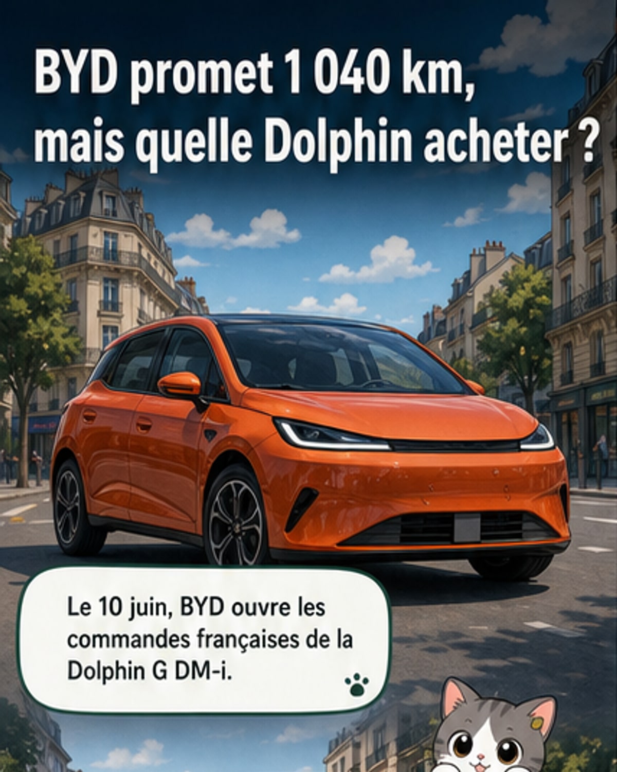 BYD attaque la Clio avec une hybride à 24k€