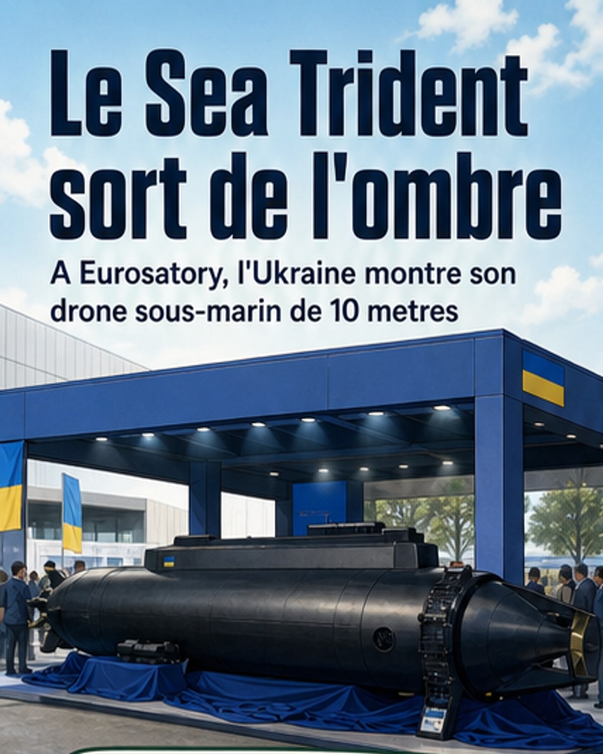 Le Sea Trident, drone sous-marin kamikaze ukrainien