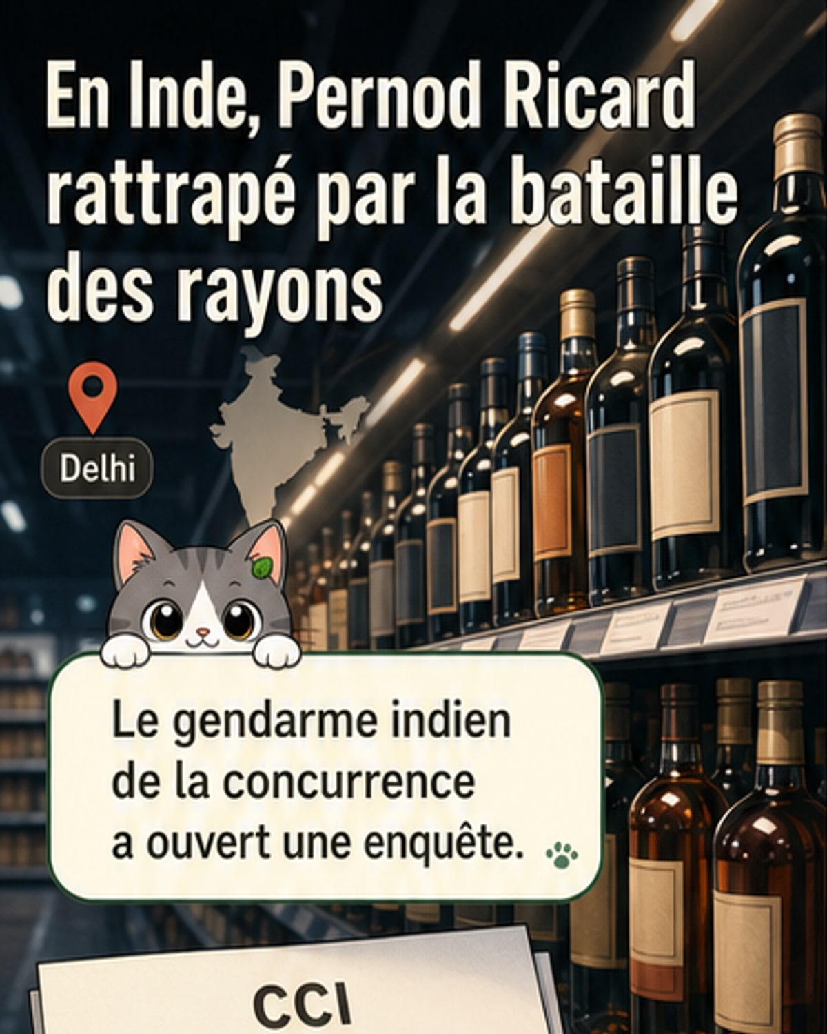 Pernod Ricard sous enquête en Inde