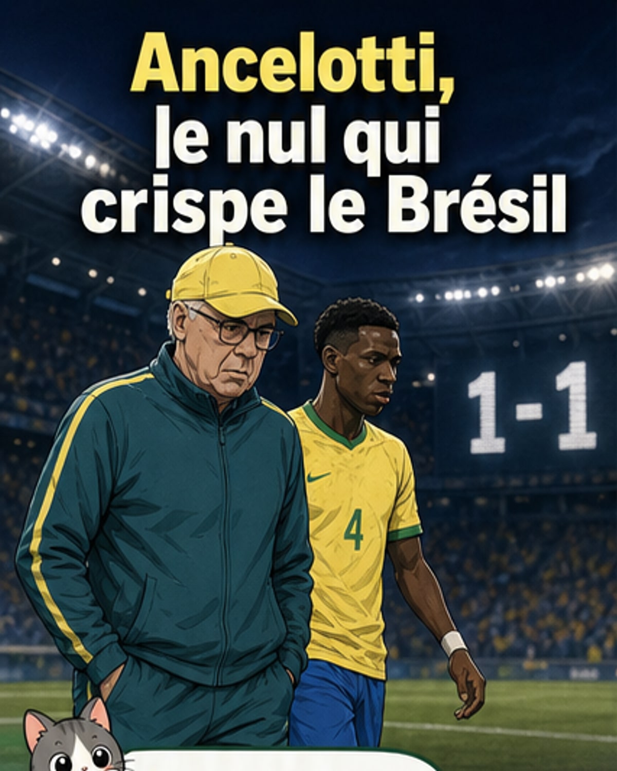 Brésil-Maroc : Ancelotti froid après le nul