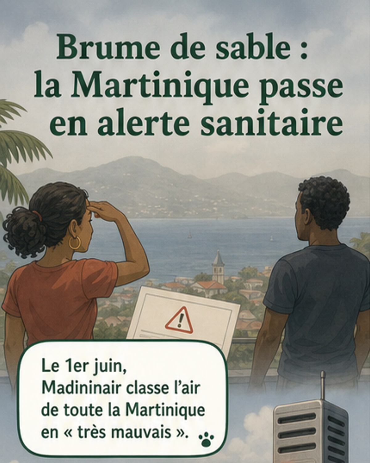 Alerte pollution aux particules en Martinique
