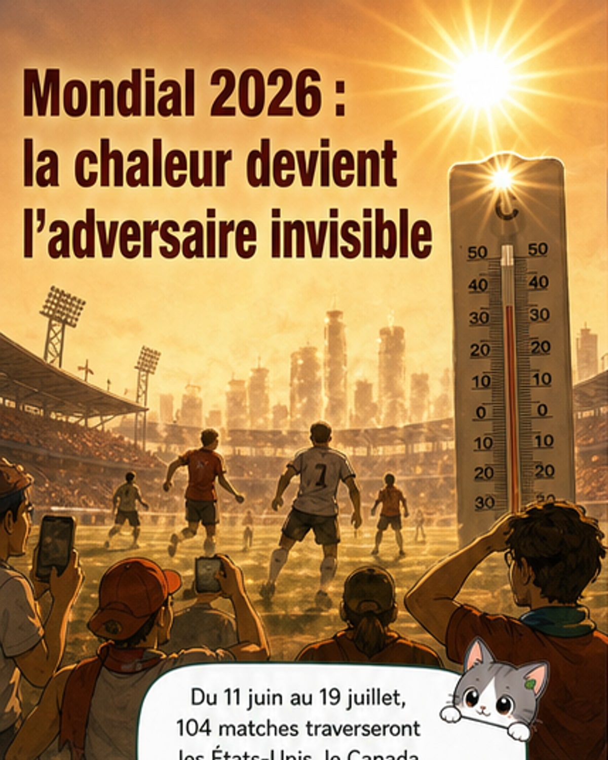 Chaleur extrême au Mondial-2026