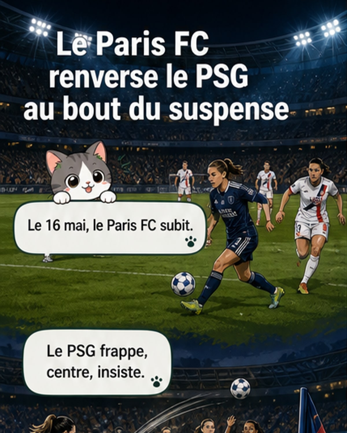 Paris FC surprend le PSG en finale