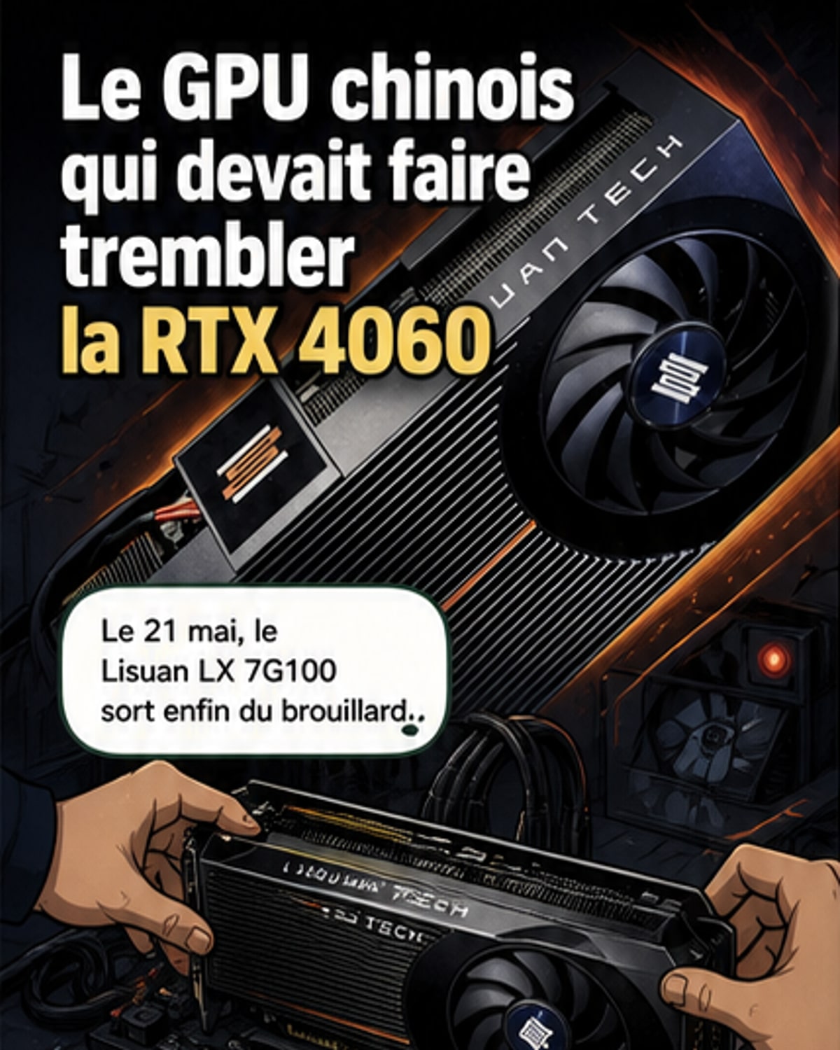 Premier test du GPU chinois Lisuan 7G100