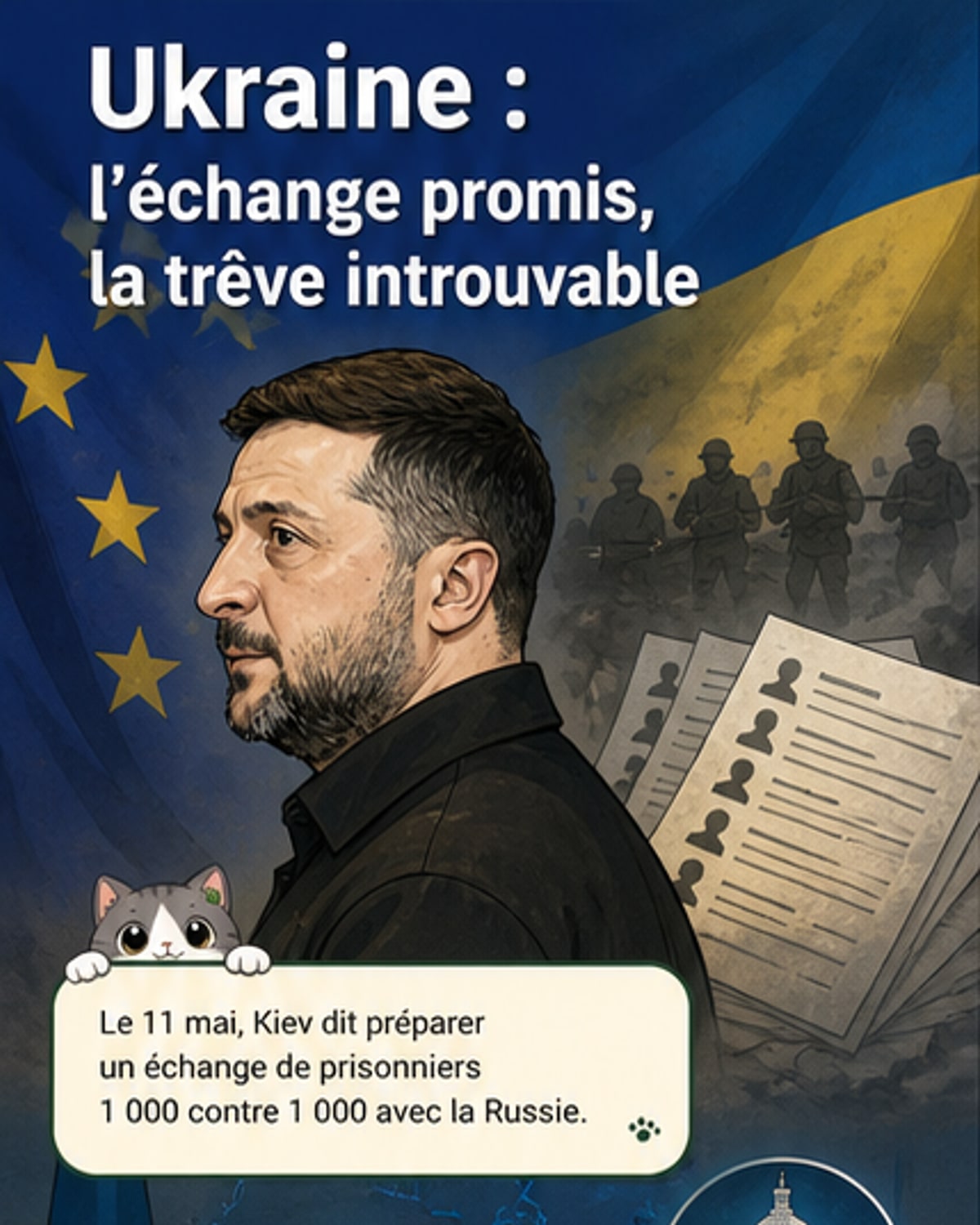 Zelensky confiant sur un échange 1 000 contre 1 000