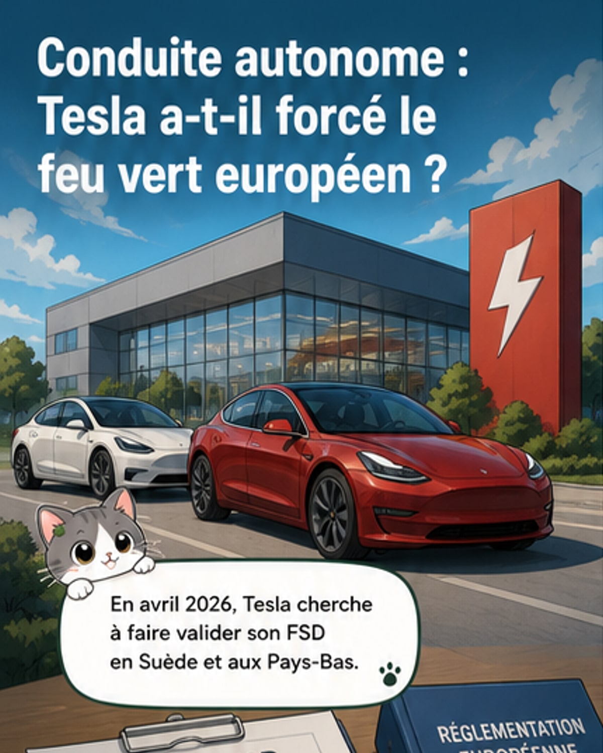 Tesla accusé de données trompeuses sur son FSD