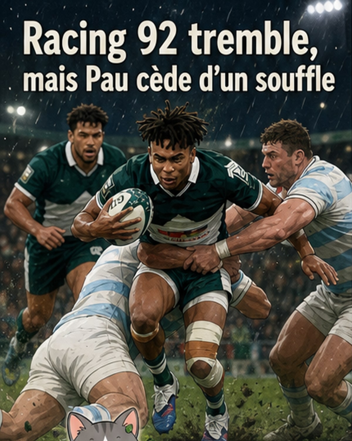 Racing 92 qualifié en demies après un duel serré