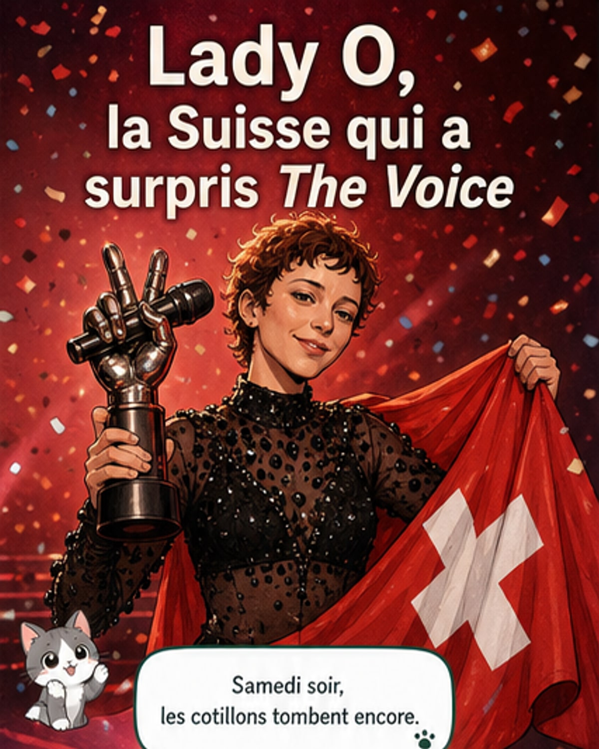 Lady O, première Suissesse sacrée sur The Voice