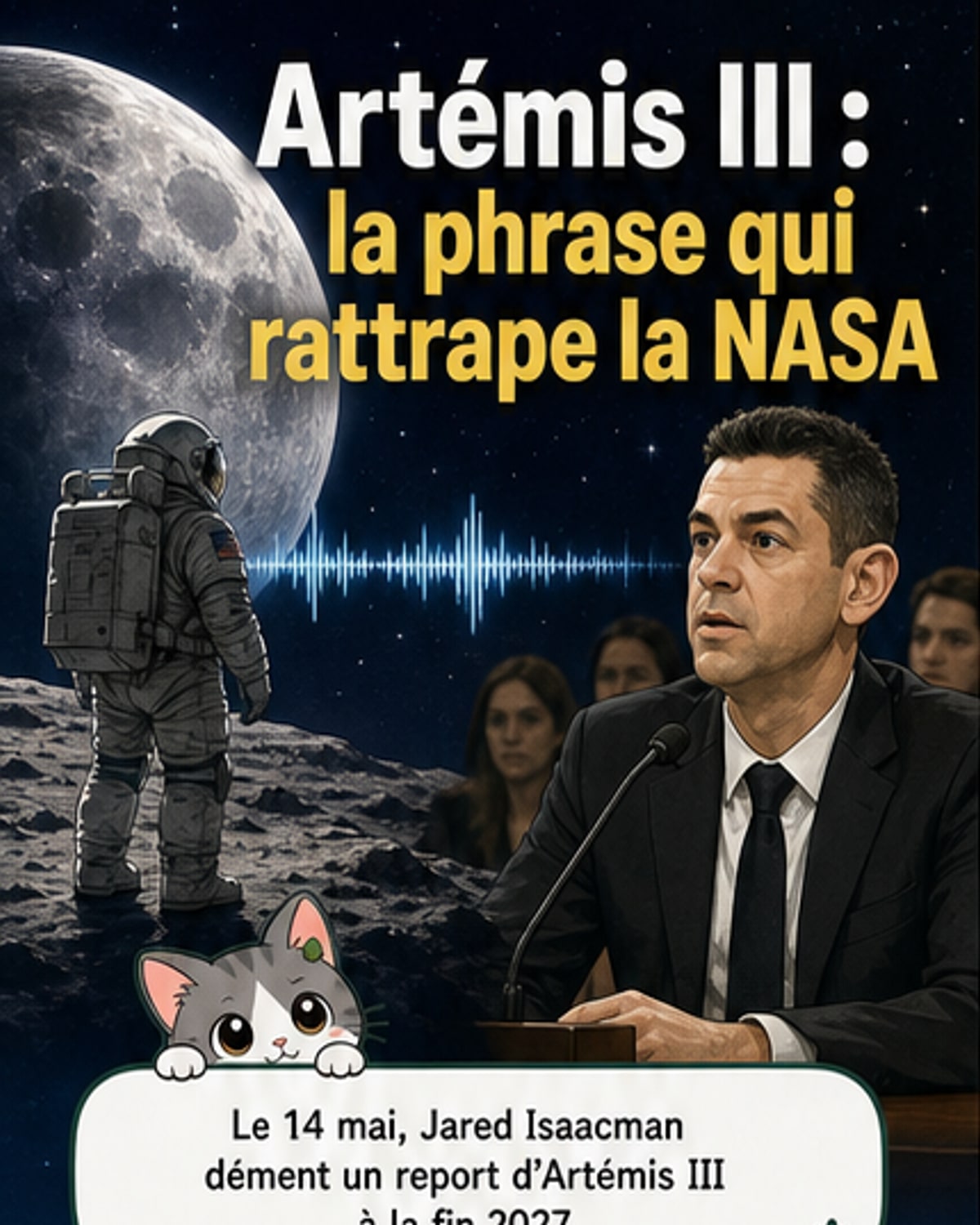 NASA : un patron dément, mais l'audio contredit